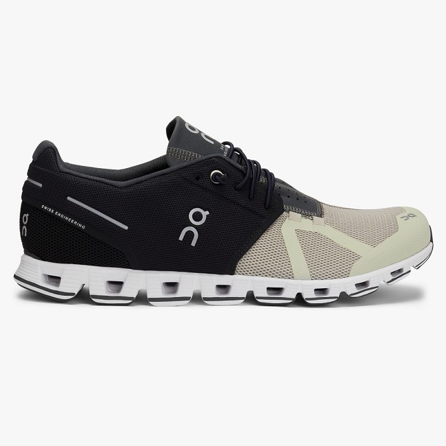 ON Cloud 50 | 50 Mens - Men's Road Running Shoes NZ-47089 Black/Hay